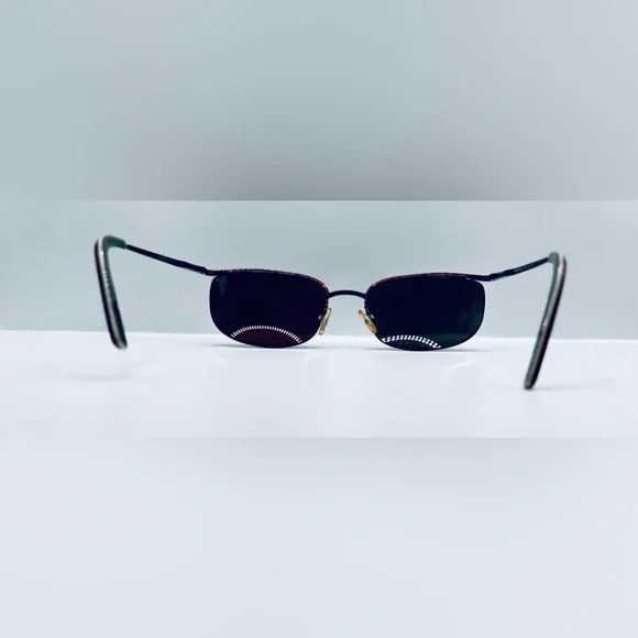 Vintage Romeo Gigli RG185/S Bronze Oval Sunglasses Frames Only - Picture 6 of 8